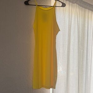 Yellow Sleeveless Dress